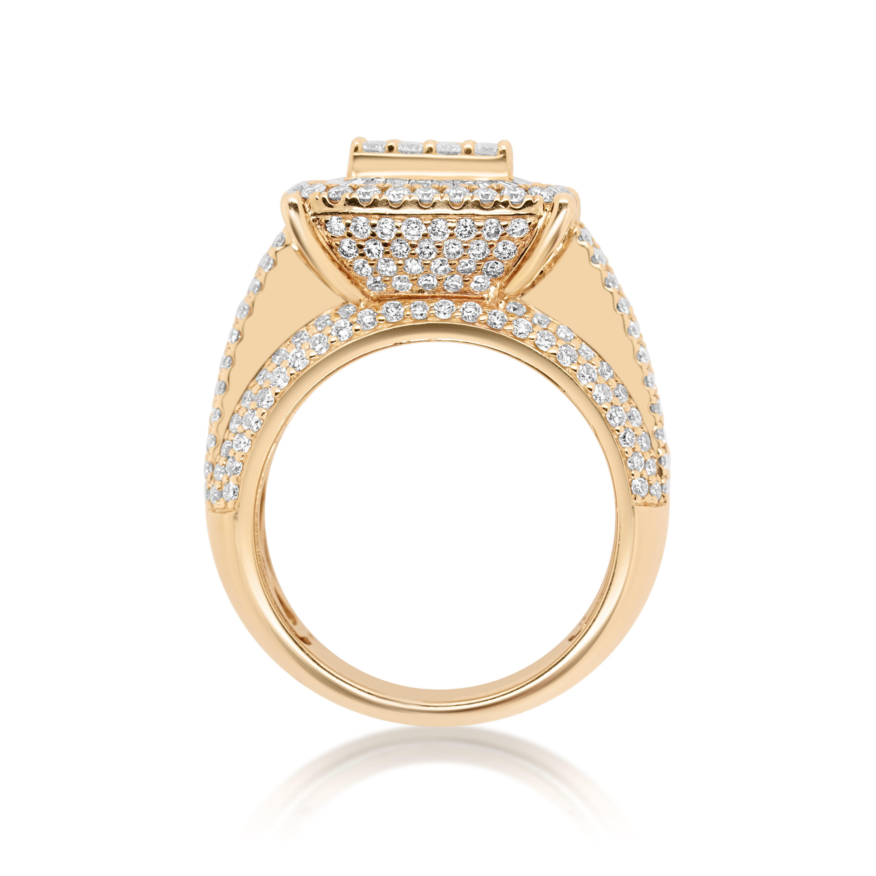 Diamond Ring 4.55 ct. 14K Yellow Gold